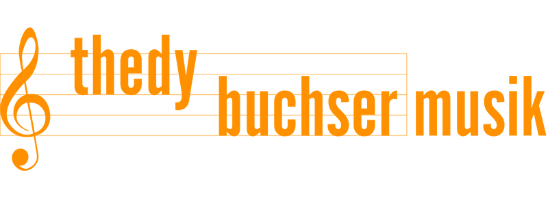 Thedy Buchser Musik AG - Logo in Orange